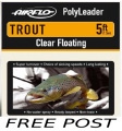 5Ft Trout polyleaders     FREE POST