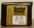 WINCHESTER NOSLER PARTITION 22c 60g SP                  GN1060