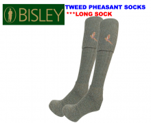 BISLEY TWEED PHEASANT SOCKS -LONG