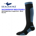 SEALSKINZ WATERPROOF MID WEIGHT MID LENGTH SOCKS Size XL UK12-14 (SS1007)