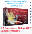 HORNADY 6.5 Creed 120gr  CX Superformance (GE1018)