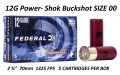 POWER-SHOK 12GA 2-3/4 00 BUCK BOX OF 5 (GK1054)