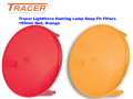 Tracer Lightforce Hunting Lamp Snap Fit Filters  140mm,150mm,170,180mm,210mm,240mm Red, Orange