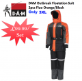 DAM Outbreak Floatation Suit 2pcs Fluo Orange/Black Size 3XL