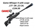 Gamo Whisper X with scope (GS1017)