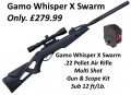 Gamo Whisper  X   Swarm .22 kit multi shot  (GS1034)