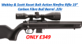 Webley & Scott Xocet Bolt Action Rimfire Rifle 19" Carbon Fibre Bull Barrel .22lr