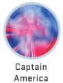 Select Glitter TroutBait Captain America
