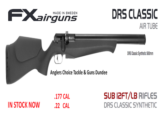 The New FX DRS Classic Synthetic 500mm .177 and .22